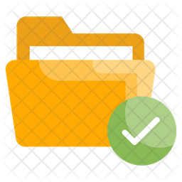 File Access Icon - Download in Flat Style