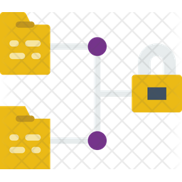 File Access Icon - Download in Flat Style