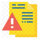 File Alert File Warning File Icon