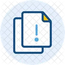 File Alert Document File Icon