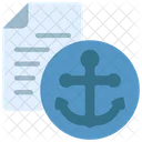 File Anchor Document Anchor Anchor Icon