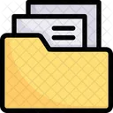 File And Folder Document Folder Archive Icon