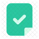File Correct Approved Icon