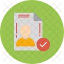 File Approved Document Icon