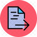 File Arrow Direction Content Icon