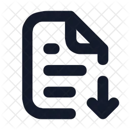 File-arrow-down-alt  Icon