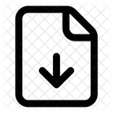 File-arrow-down  Icon