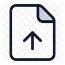 File Arrow Up  Icon