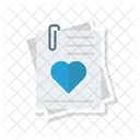 File Attachment Love Icon