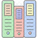 File Binder Lineal Color Icon Icon
