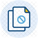 File Block File Error Block Icon