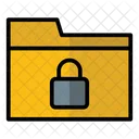 File Blocked File Locked Security Icône