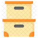 File Box Boxes Icône