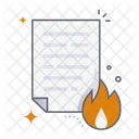 File Burning  Icon