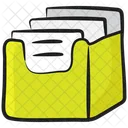 File Cabinet Archives Caddy Icon