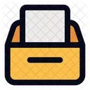 File Cabinet Files And Folders Office Material Icon