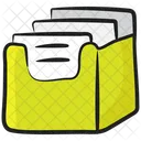 File Cabinet Archives Caddy Icon