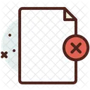 File Cancel  Icon