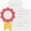 File Certificate  Icon