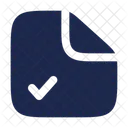 File Check Document Check Icon