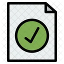 Complete Document Selected Icon
