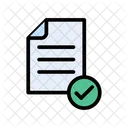 File Checked Document Icon