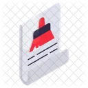File Clean Data Clean Document Clean Icon