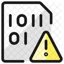 File Code Warning Streamline Ultimate Icon