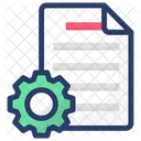File Configuration File Management Document Settings Icon