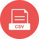 File CSV  Icon