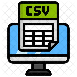File Csv  Icon