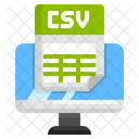 File Csv  Icône