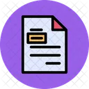File Data Document Data Icon
