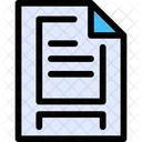 File Data Document Data Icon