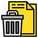 File Delete  Icon