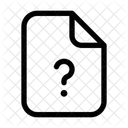 File Di Aiuto File Di Supporto Domanda Icon