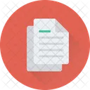 Testo File Foglio Icon