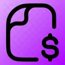 File-dollar  Icon