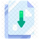 File Download File Page Icon
