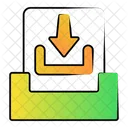 File Download Arrow Navigation Icon