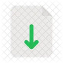 File Download Files And Folders Down Arrow Icon
