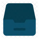 File Drawer Storage Box Paper Box Icon