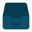 File Drawer Storage Box Paper Box Icon