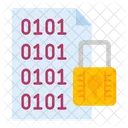 Data Security Document Encryption File Key Icon
