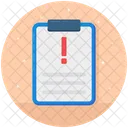 File Error Document Error File Unavailable Icon