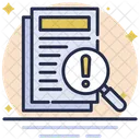 File Error Document Error Icon