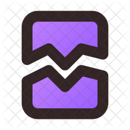 File Error Icon - Download in Colored Outline Style