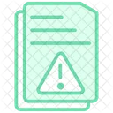 File Error Duotone Line Icon Icon