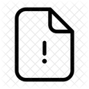 Document Error File File Error Icon
