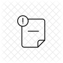 File Error File Document Error Icon